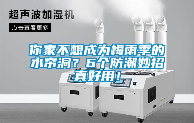 你家不想成为梅雨季的水帘洞？6个防潮妙招真好用！