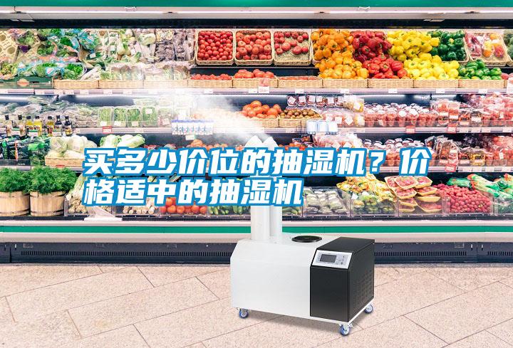 买多少价位的抽湿机？价格适中的抽湿机