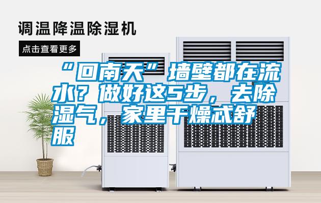 “回南天”墙壁都在流水？做好这5步，去除湿气，家里干燥忒舒服