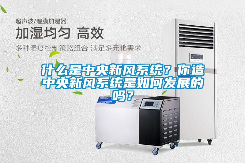什么是中央新风系统？你造中央新风系统是如何发展的吗？
