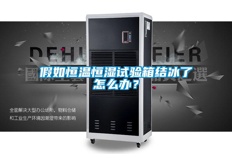 假如恒温恒湿试验箱结冰了怎么办？