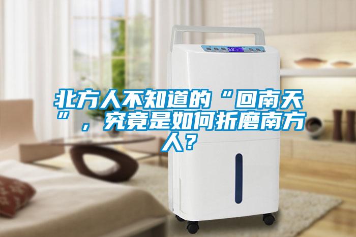 北方人不知道的“回南天”，究竟是如何折磨南方人？