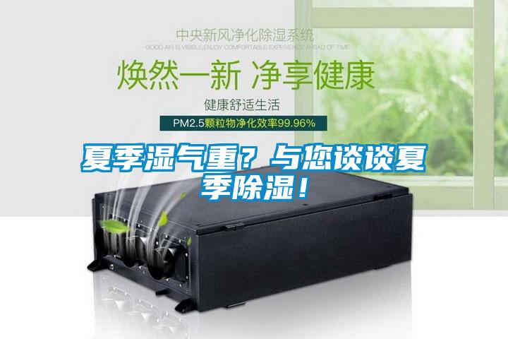 夏季湿气重？与您谈谈夏季除湿！