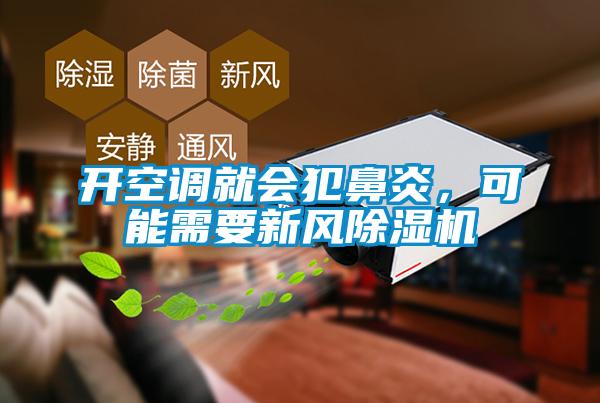 开空调就会犯鼻炎，可能需要新风草莓视频APP在线观看