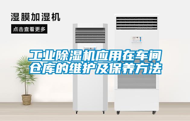 工业草莓视频APP在线观看应用在车间仓库的维护及保养方法