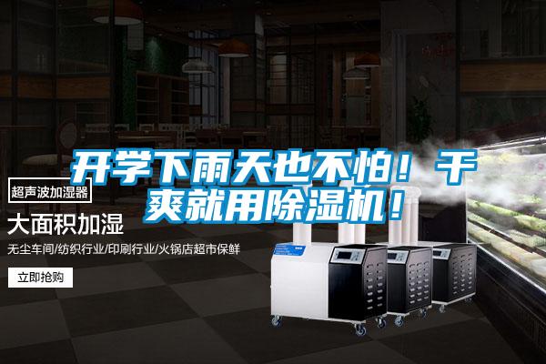 开学下雨天也不怕！干爽就用草莓视频APP在线观看！