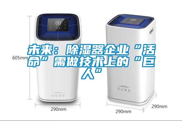 未来：除湿器企业“活命”需做技术上的“巨人”