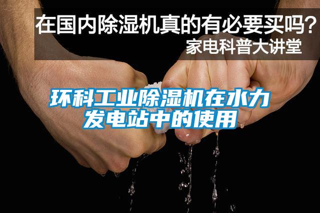 环科工业草莓视频APP在线观看在水力发电站中的使用