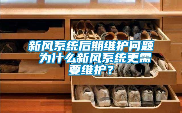 新风系统后期维护问题 为什么新风系统更需要维护？