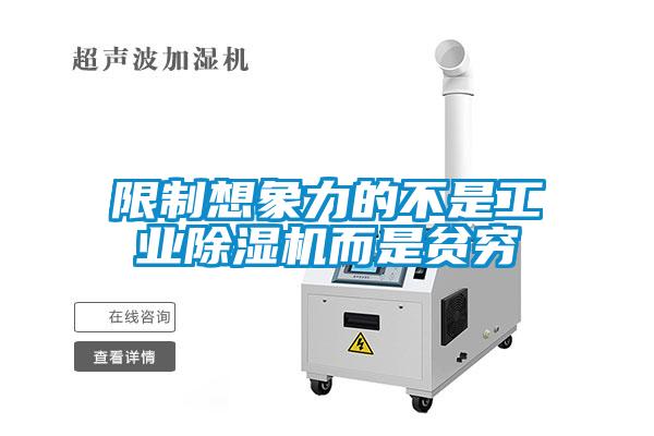 限制想象力的不是工业草莓视频APP在线观看而是贫穷