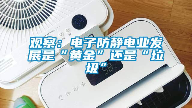 观察：电子防静电业发展是“黄金”还是“垃圾”