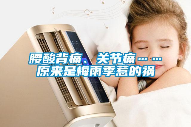 腰酸背痛、关节痛……原来是梅雨季惹的祸