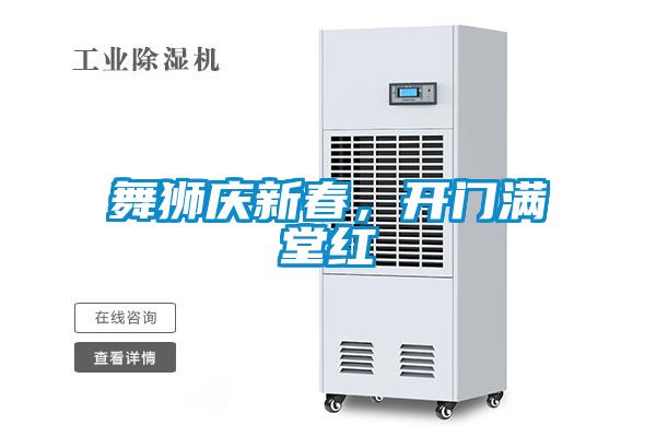 舞狮庆新春，开门满堂红