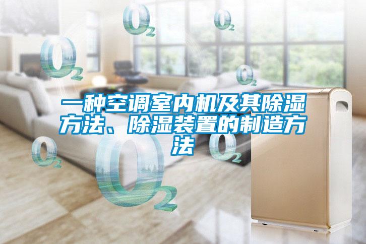 一种空调室内机及其除湿方法、除湿装置的制造方法