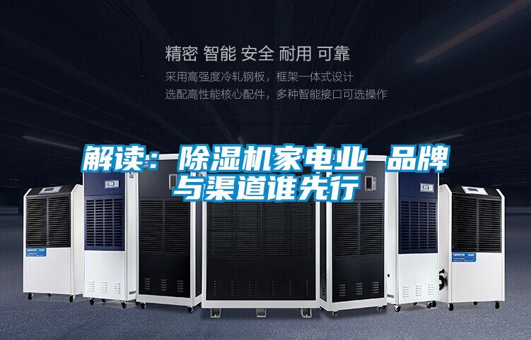 解读：草莓视频APP在线观看家电业 品牌与渠道谁先行
