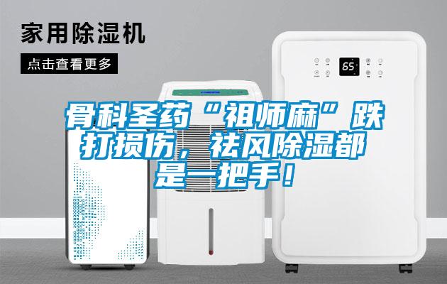 骨科圣药“祖师麻”跌打损伤，祛风除湿都是一把手！