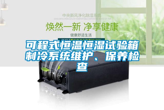 可程式恒温恒湿试验箱制冷系统维护、保养检查