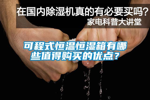 可程式恒温恒湿箱有哪些值得购买的优点？