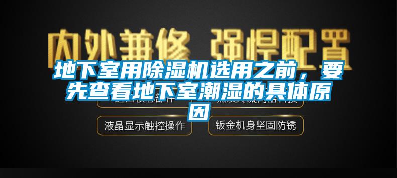 地下室用草莓视频APP在线观看选用之前，要先查看地下室潮湿的具体原因