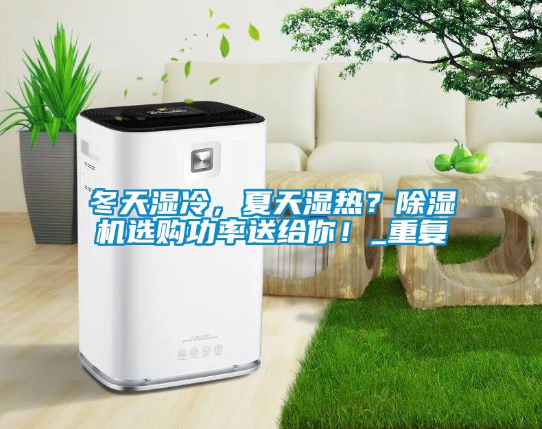 冬天湿冷，夏天湿热？草莓视频APP在线观看选购功率送给你！_重复