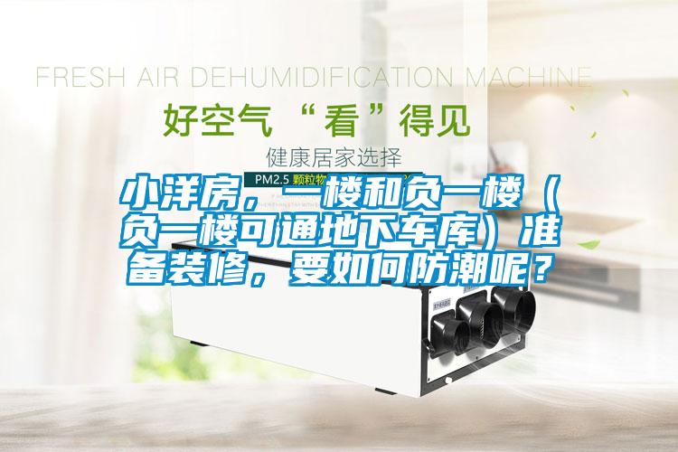 小洋房，一楼和负一楼（负一楼可通地下车库）准备装修，要如何防潮呢？