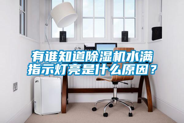 有谁知道草莓视频APP在线观看水满指示灯亮是什么原因？