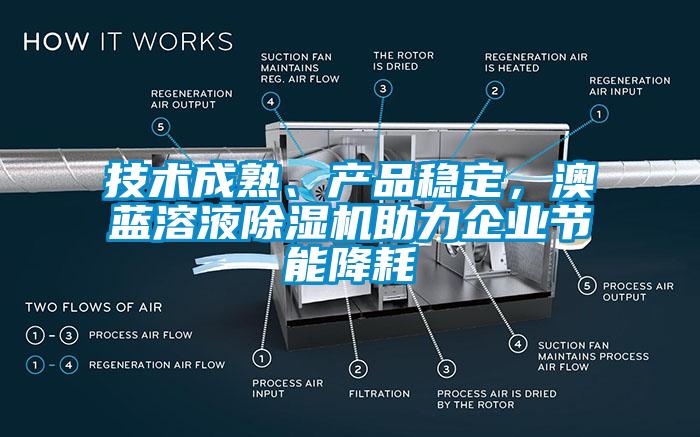 技术成熟、产品稳定，澳蓝溶液草莓视频APP在线观看助力企业节能降耗