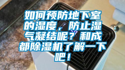 如何预防地下室的湿度，防止湿气凝结呢？和成都草莓视频APP在线观看了解一下吧！