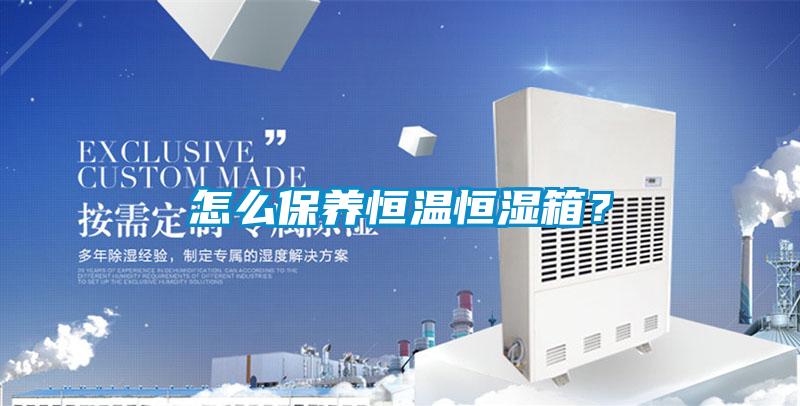 怎么保养恒温恒湿箱？