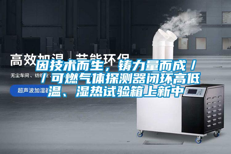 因技术而生，铸力量而成／／可燃气体探测器闭环高低温、湿热试验箱上新中