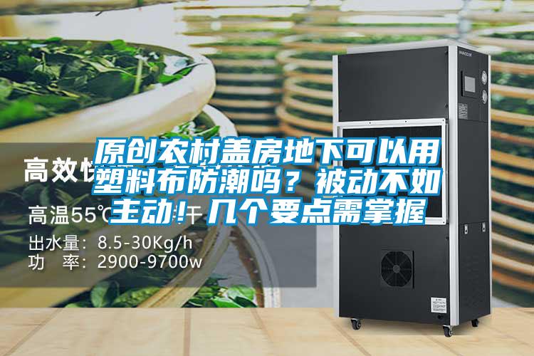 原创农村盖房地下可以用塑料布防潮吗？被动不如主动！几个要点需掌握