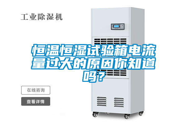 恒温恒湿试验箱电流量过大的原因你知道吗？