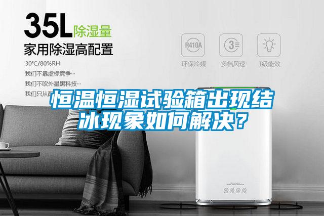 恒温恒湿试验箱出现结冰现象如何解决？