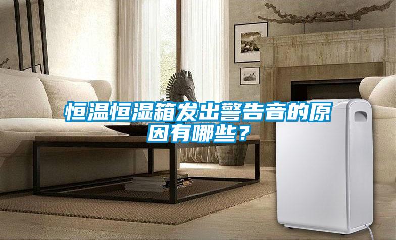 恒温恒湿箱发出警告音的原因有哪些？