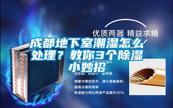 成都地下室潮湿怎么处理？教你3个除湿小妙招