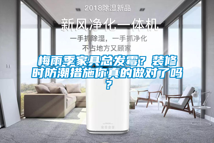梅雨季家具总发霉？装修时防潮措施你真的做对了吗？