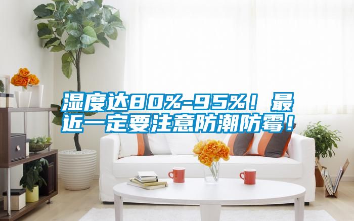 湿度达80%-95%！最近一定要注意防潮防霉！