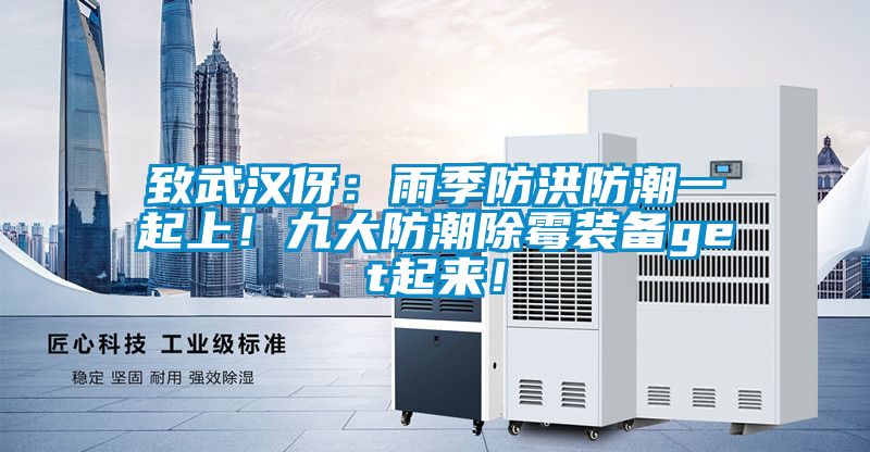 致武汉伢：雨季防洪防潮一起上！九大防潮除霉装备get起来！