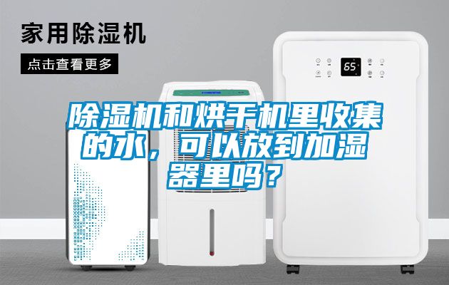 草莓视频APP在线观看和烘干机里收集的水，可以放到加湿器里吗？