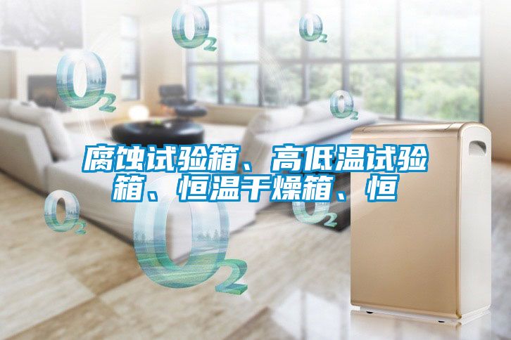 腐蚀试验箱、高低温试验箱、恒温干燥箱、恒